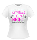 Hen Night Personalised Hen Party T-shirt