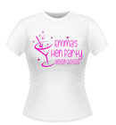 Cocktail 'Martini' Glass Personalised Hen Party Tshirt