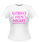 Hen Night Personalised Hen Party T-shirt