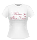 Personalised Future Mrs T-Shirt with Diamond ring