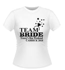 'Team Bride with Ring' Personalised Hen Party T-shirt