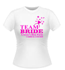 'Team Bride with Ring' Personalised Hen Party T-shirt