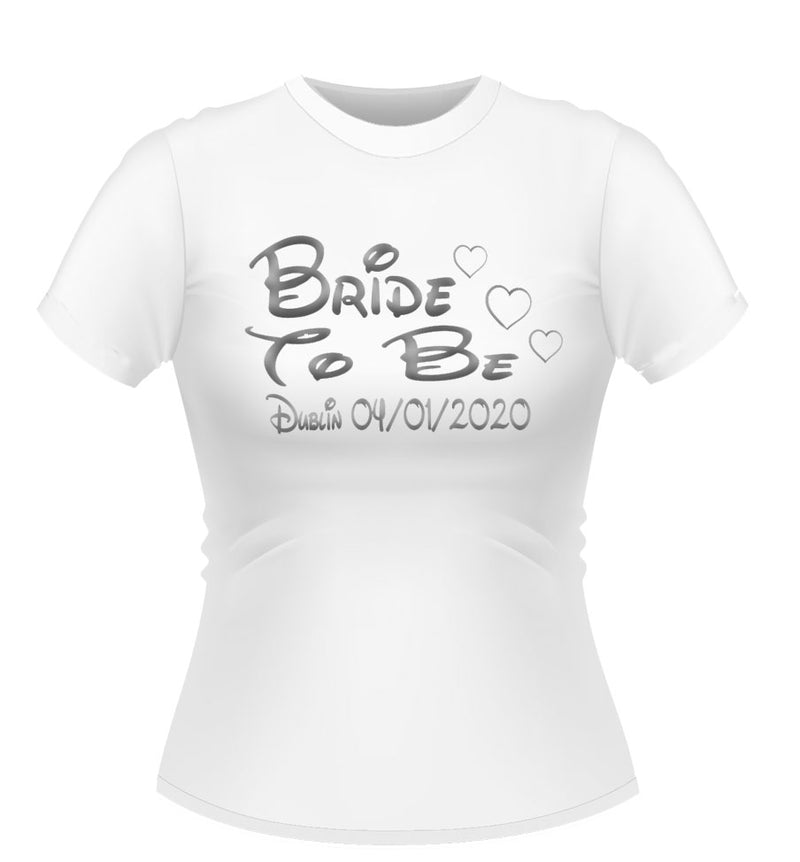 Bride to Be Personalised Hen Party T-Shirt