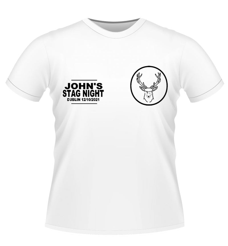 Stag Party 'Stag' Personalised T-shirt