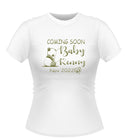 'Coming Soon' Personalised Panda design Tshirt