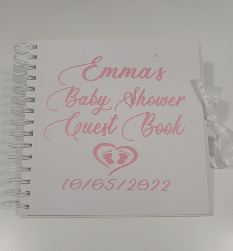 Baby Shower Personalised Memory Book