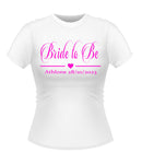 Classy Personalised Bride to Be Tshirt