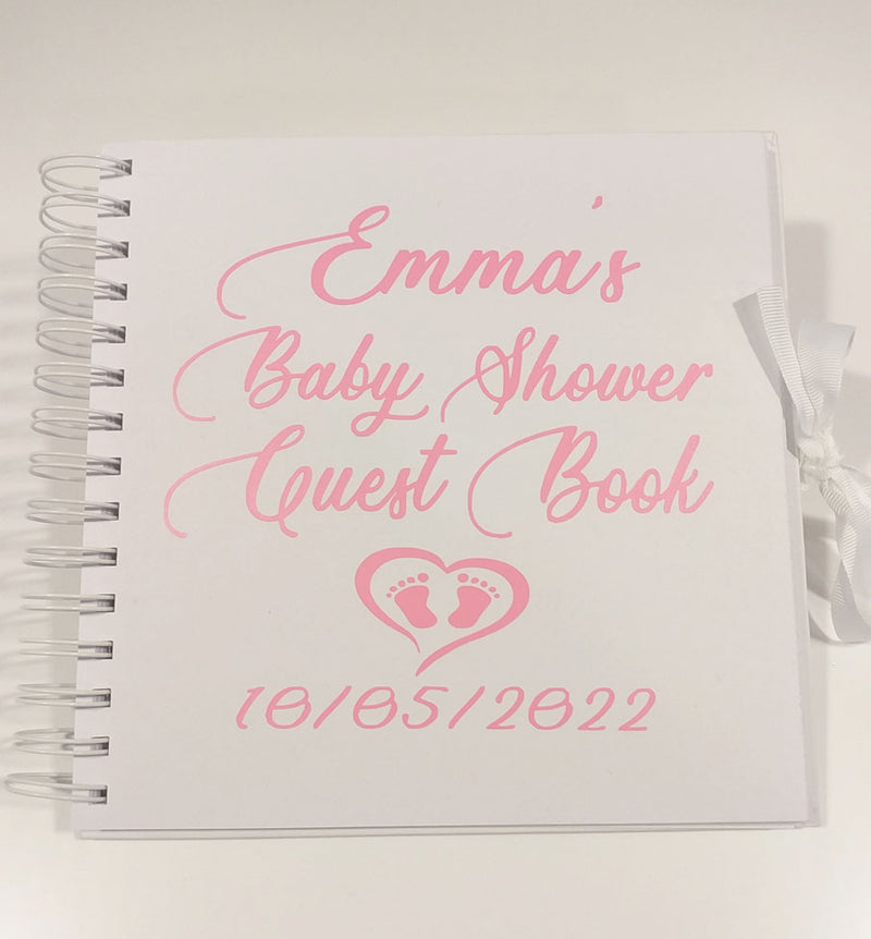 Baby Shower Personalised Memory Book