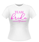 Team Bride Theme Personalised Hen Party T-Shirt