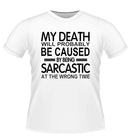 'SARCASTIC' Novelty Tshirt