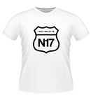 I WISH I WAS ON THE N17 Novelty Tshirt