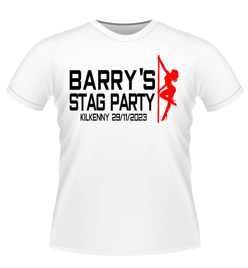 Personalised Stag Party Tshirt