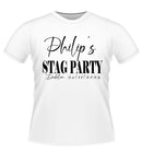Personalised Stag Party T-shirt