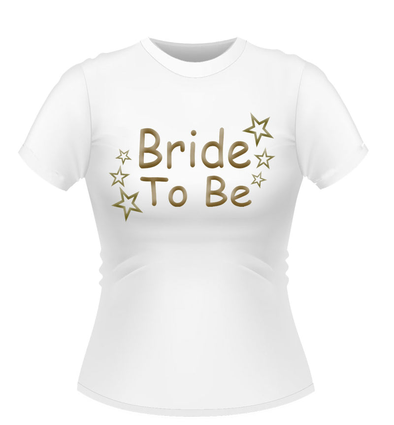 Bride to Be T-shirt with stars