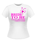 'Bride to be with Ring' Personalised Hen Party T-shirt