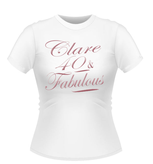 'Fabulous' Birthday Tshirt