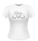Vintage Style Bride to Be Personalised Tshirt