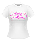 'Future Mrs' Personalised Bride to Be Tshirt
