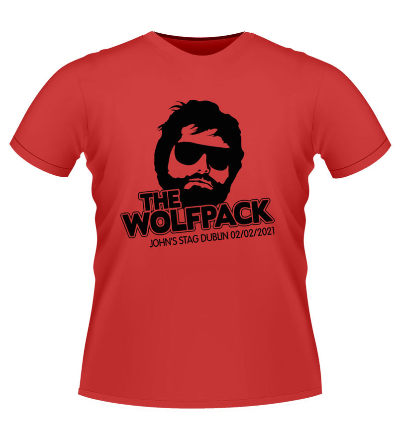 The Wolfpack Personalised Stag Tshirt