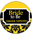 Hen Night Personalised Vintage Bride to Be badge